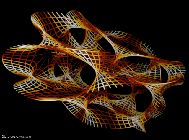 Représentation tridimensionnelle d'une variété quadridimensionnelle de Calabi-Yau, Colonna Jean-François
