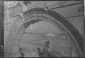 Arcade sculptée de la partie centrale de l'arc monumental de Palmyre (Syrie)