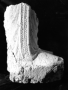 Deux pieds d'une statue d'homme, vue de profil temple de Bêl (Palmyre, Syrie)