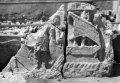 Bas-relief avec bateau à voile carrée , temple de Bêl (Palmyre, Syrie)