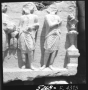 Tombeau de l'aviation bas de sarcophage avec personnage en pied, (Palmyre, Syrie)