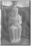 Hypogée d'Atenatan fils Zabdateh exèdre de Maqqai, statuette de femme assise (ne proviendrait pas de l'exèdre de Maqqai) (Palmyre, Syrie)