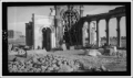 Syrie, Palmyre, restauration de l'Arc monumental