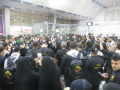 A group of pilgrims from Lebanon arrive at Najaf International Airport to walk to Karbala for Arba'in